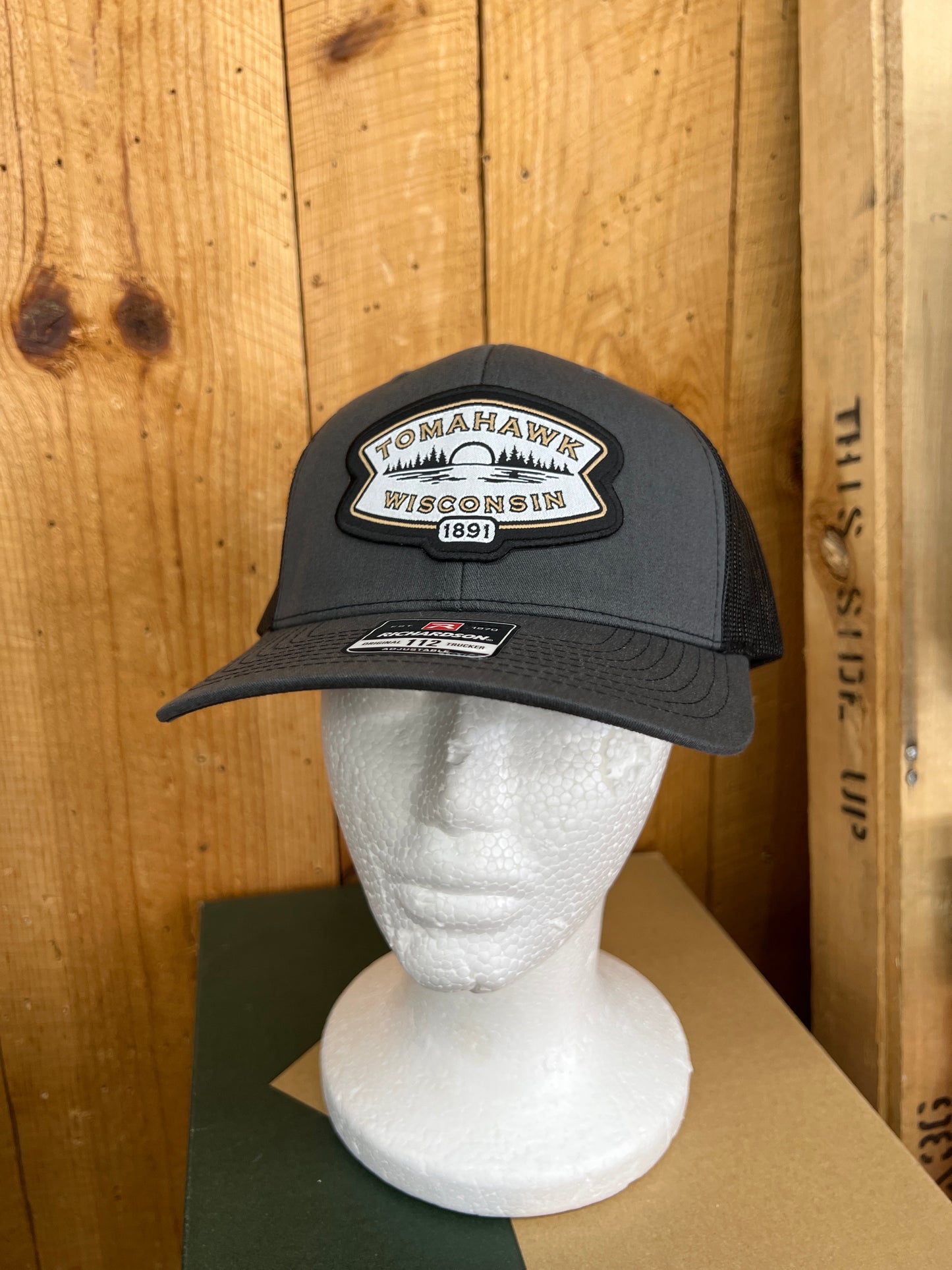 Richardson Snapback Tomahawk Wisconsin 1891 Patch