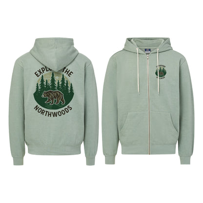 Tomahawk Explore The Northwoods Full Zip Hoodie