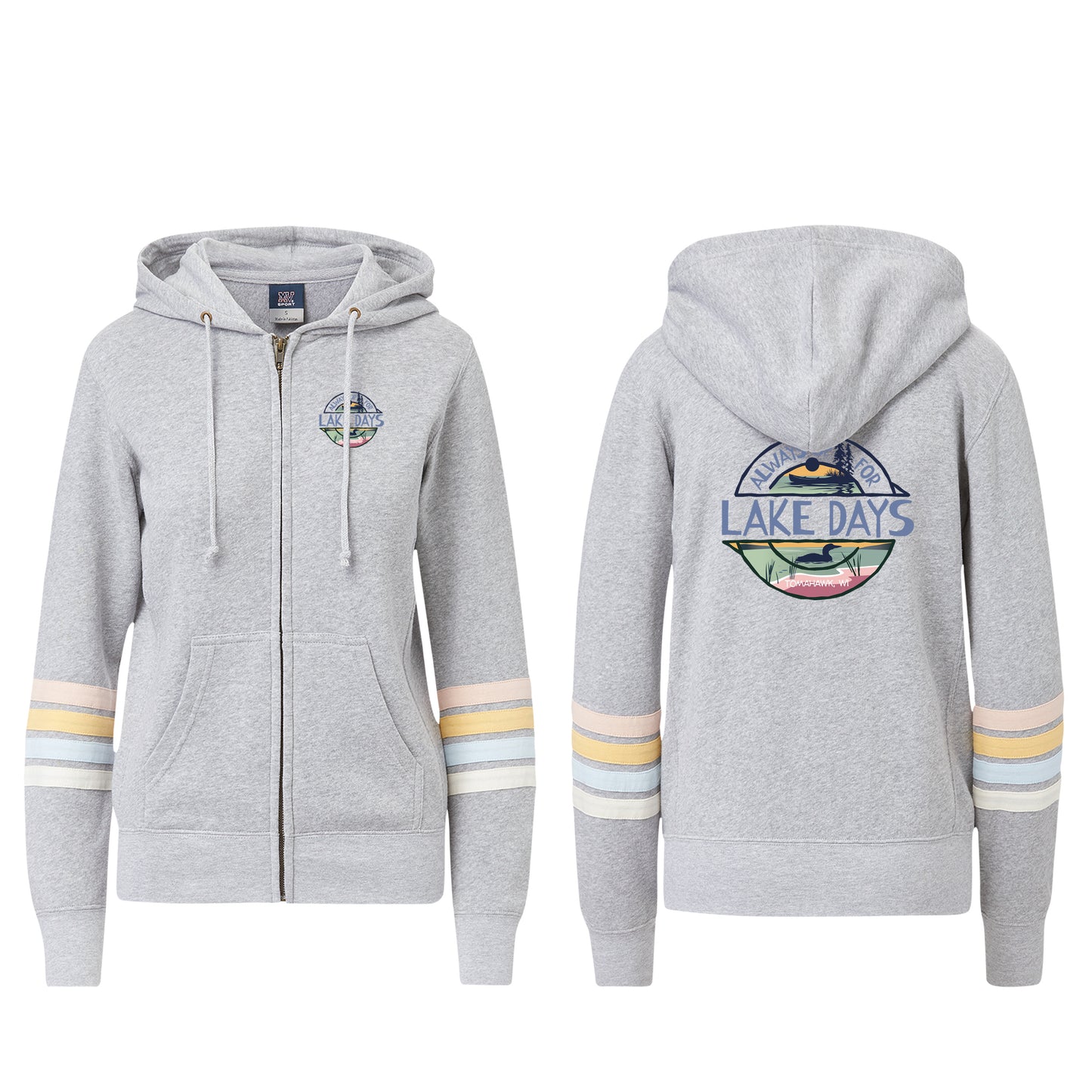 Ladies Lake Days Full Zip Hoodie
