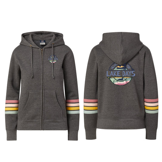 Ladies Lake Days Full Zip Hoodie