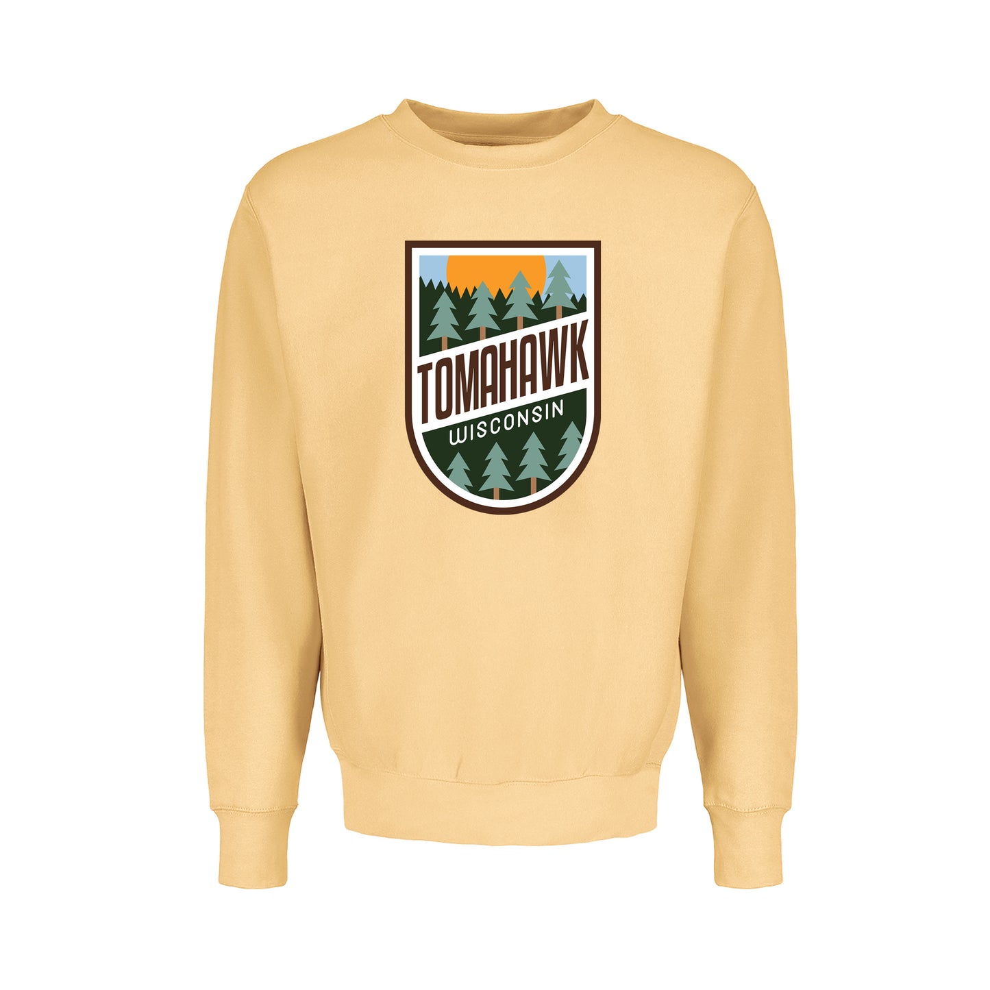 Tomahawk Trees Pro-Weave Crewneck