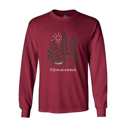 Tomahawk Trees Long Sleeve T-Shirt