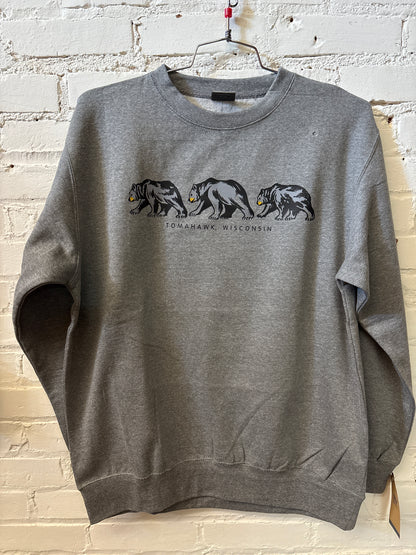 Three Bears Tomahawk Crewneck