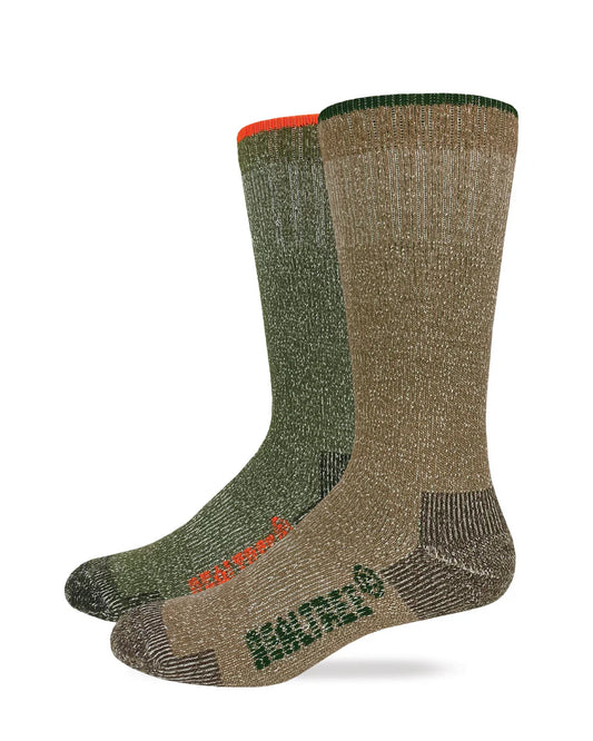 Realtree Men's Heavyweight Merino Wool Blend Full Cushion Socks - 2 Pack