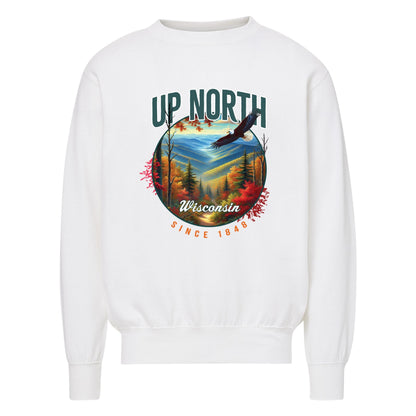 Up North Wisconsin Eagle Crewneck