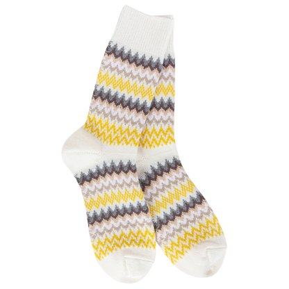World's Softest Weekend Textured Gallery Crew Socks