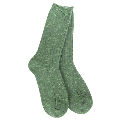 World's Softest Weekend Collection Cotton Slub Crew Socks