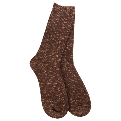 World's Softest Weekend Collection Cotton Slub Crew Socks
