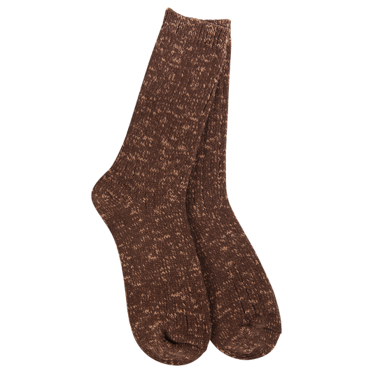 World's Softest Weekend Collection Cotton Slub Crew Socks