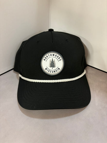 Northwoods Wisconsin Patch Classic Rope Hat