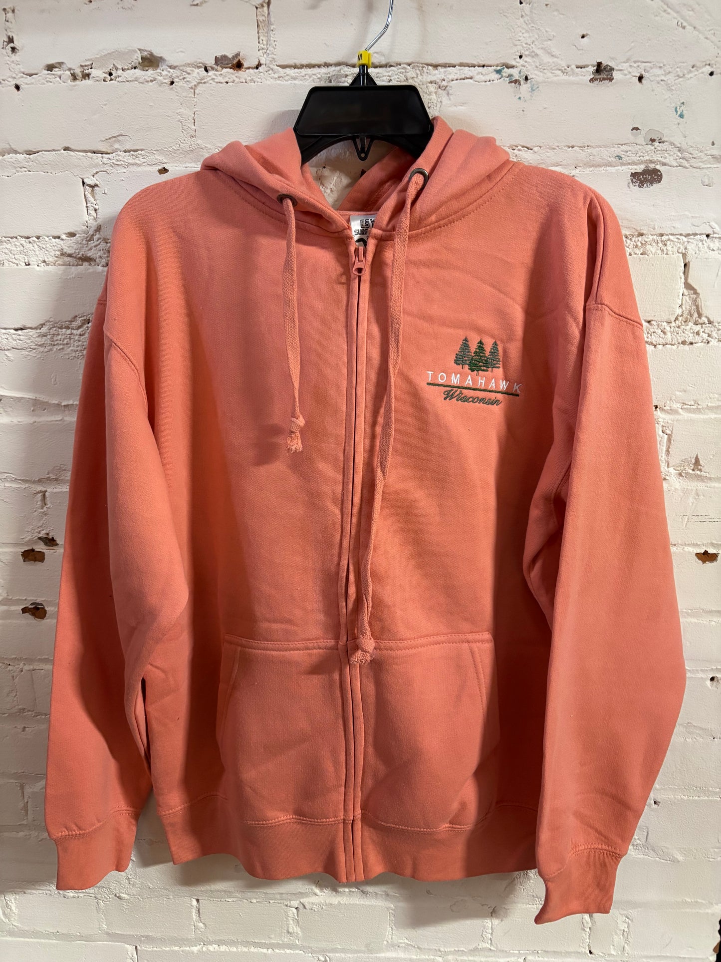 Tomahawk Embroidered Trees Full Zip Hoodie