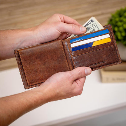 Green Bay Packers Bi-Fold Leather Wallet