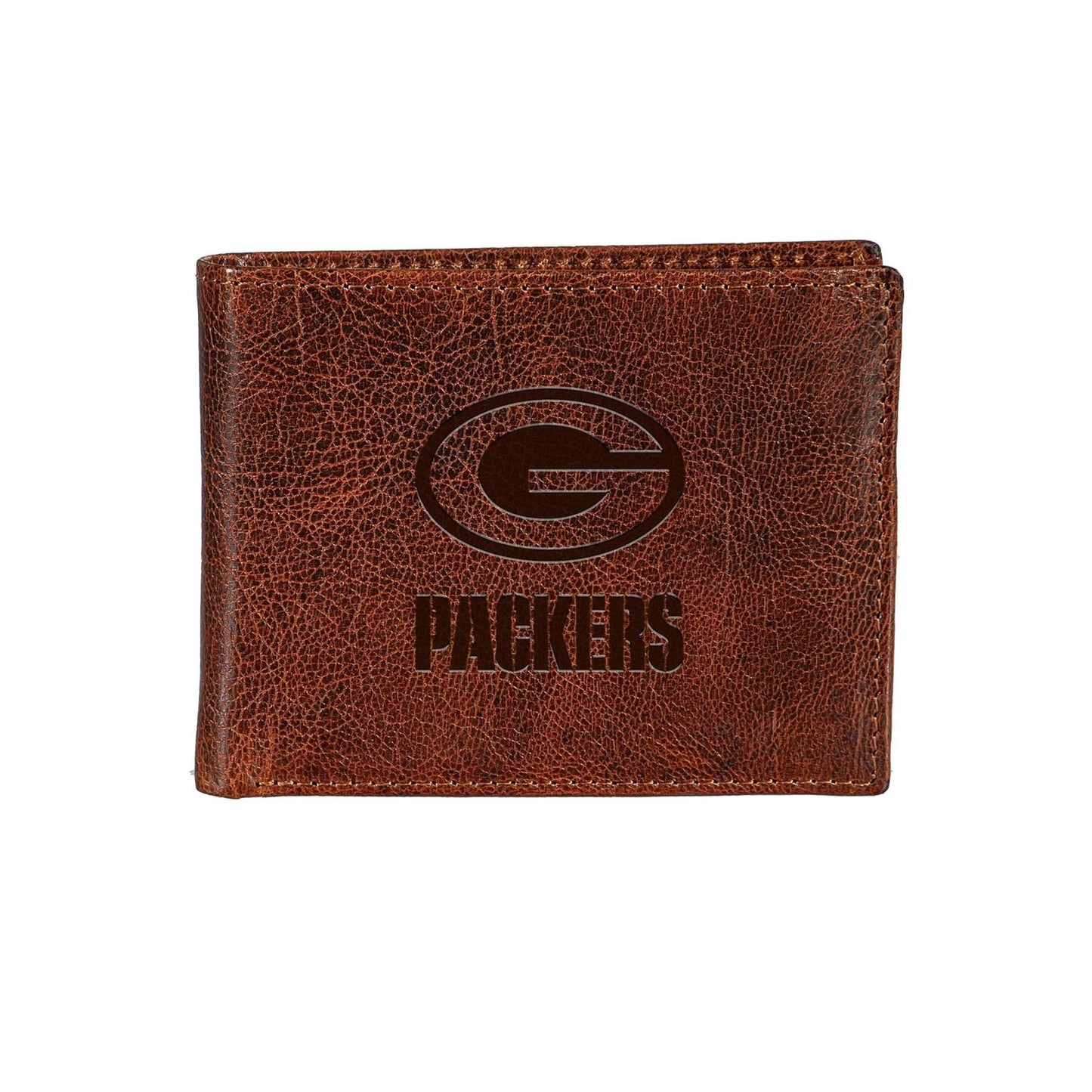 Green Bay Packers Bi-Fold Leather Wallet