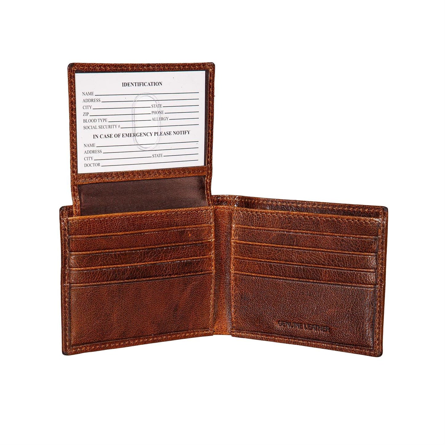 Green Bay Packers Bi-Fold Leather Wallet
