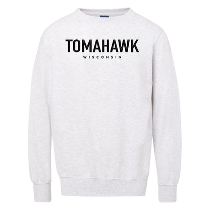 Tomahawk Wisconsin Silicone Print Crewneck