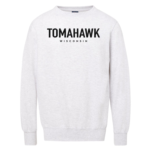 Tomahawk Wisconsin Silicone Print Crewneck