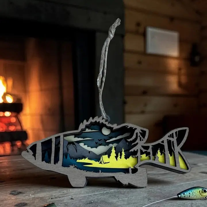 3D Layered Wood Ornaments