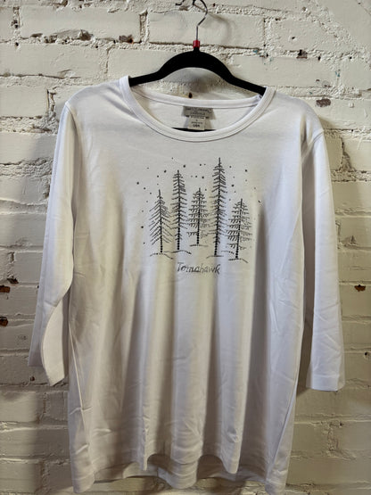 Women's Tree Crystal Shirt- Tomahawk