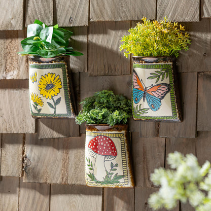 Ceramic Garden of Wonder Pocket Planter