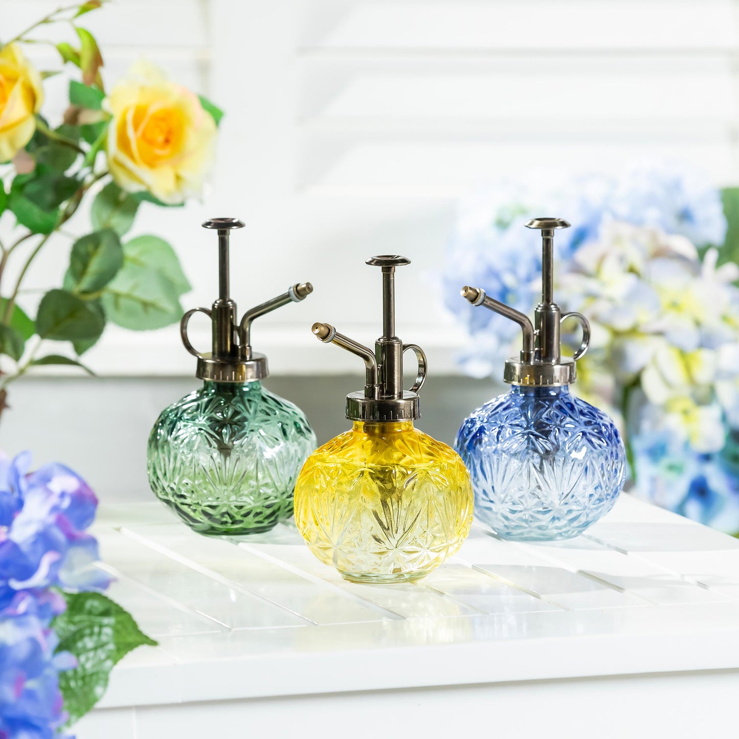 Glass Embossed Plant Mister