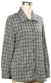 N Touch Jaedyn Plaid Novelty Jacket