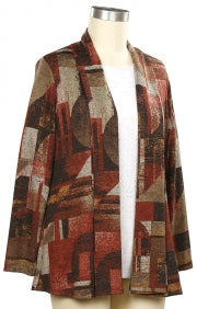 Southern Lady Imagination Geo Print Jacket