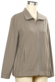 N Touch Fantasia Solid Zip Jacket