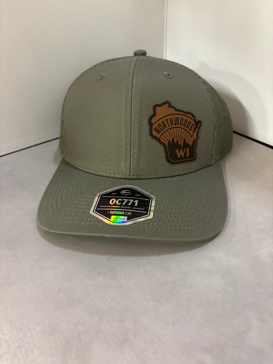 Northwoods WI Patch Hat