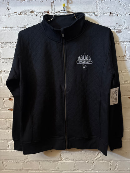 Embroidered Tomahawk Woman's Quilted Full Zip