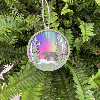 3D Layered Wood Ornaments