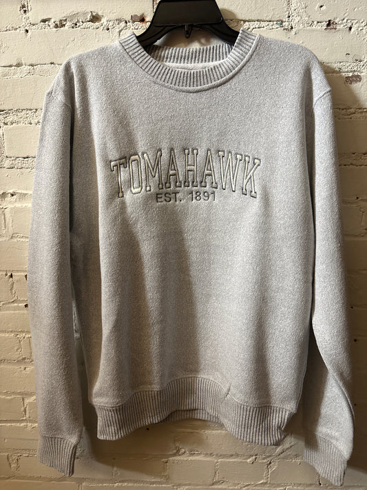 Tomahawk Est. 1891 Embroidered Nantucket Crewneck
