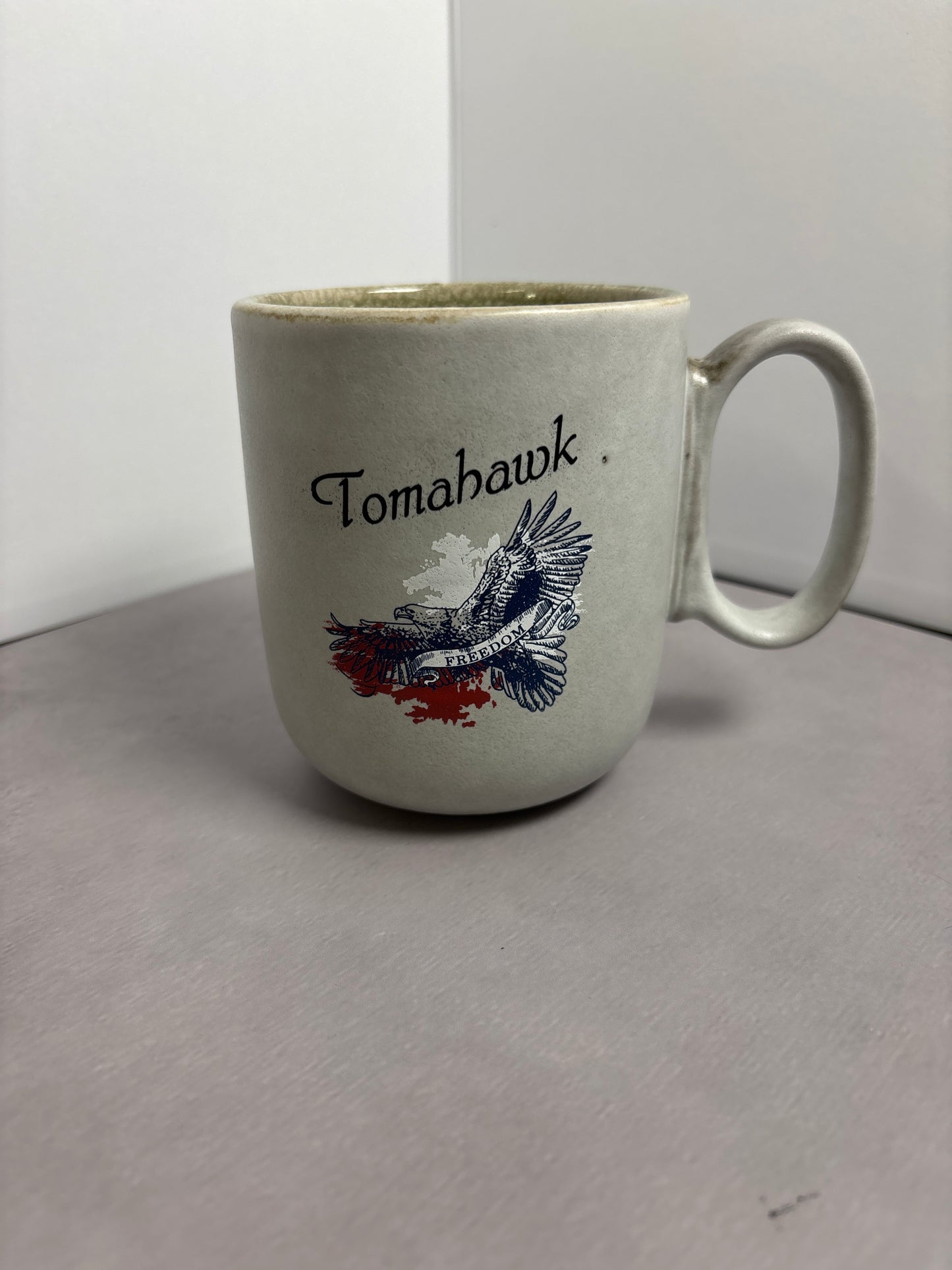 Tomahawk Eagle Freedom Marbled Mug