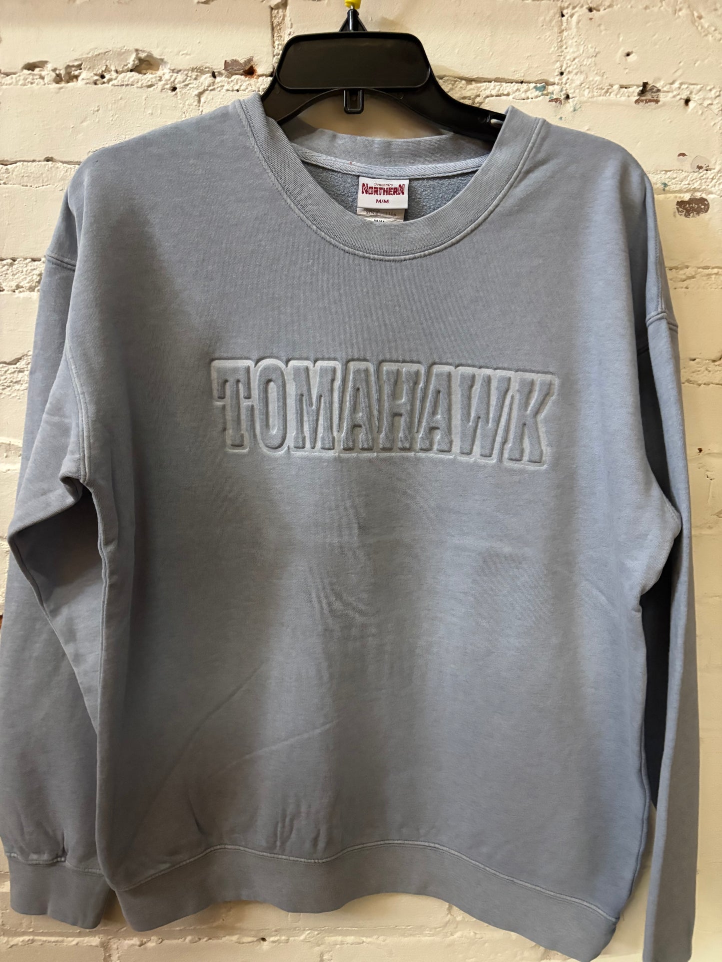 Tomahawk Puff Print Crewneck