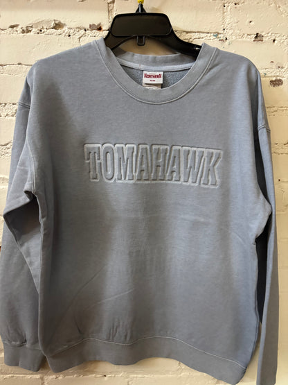 Tomahawk Puff Print Crewneck