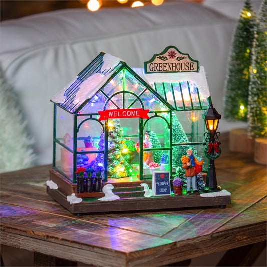 LED Greenhouse Table Decor