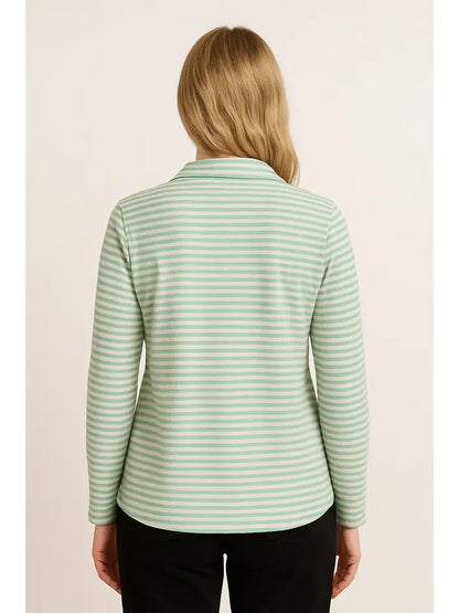 Long Sleeve Striped Shacket