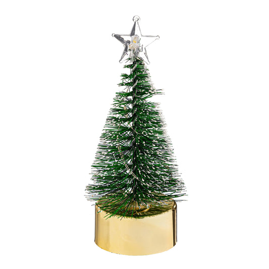 Shades of Green Tree LED Table Decor