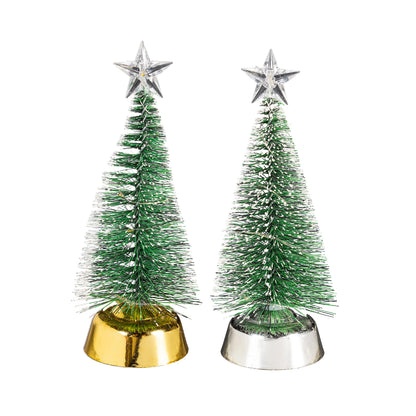 Christmas Tree Brush Table Decor