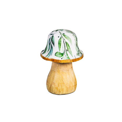 Olive Oasis Mushroom Tabletop Decor