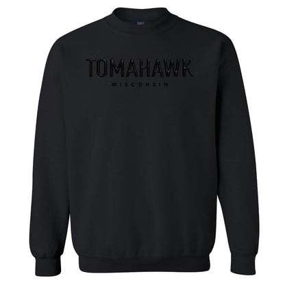 Tomahawk Wisconsin Silicone Print Crewneck