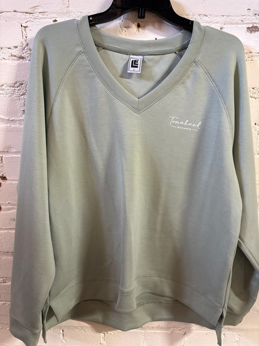 Tomahawk Modal Vneck Sweatshirt