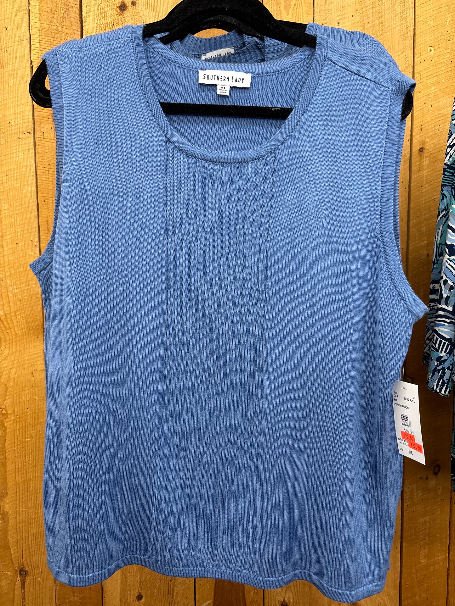 Southern Lady Blue Tank Top