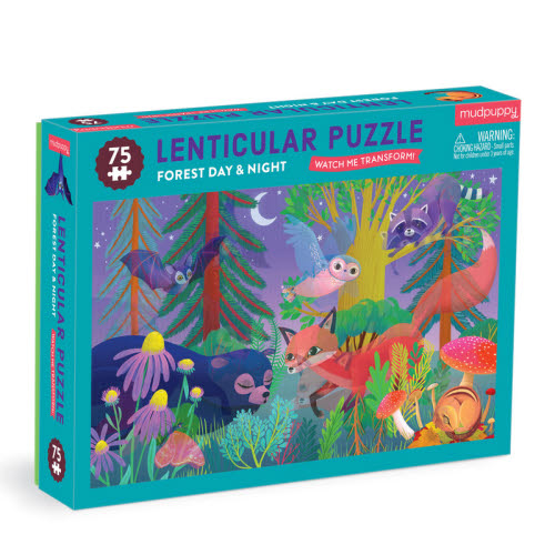 Mudpuppy 75 Piece Lenticular Puzzles