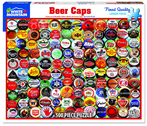 White Mountain 500 Pieces Puzzles