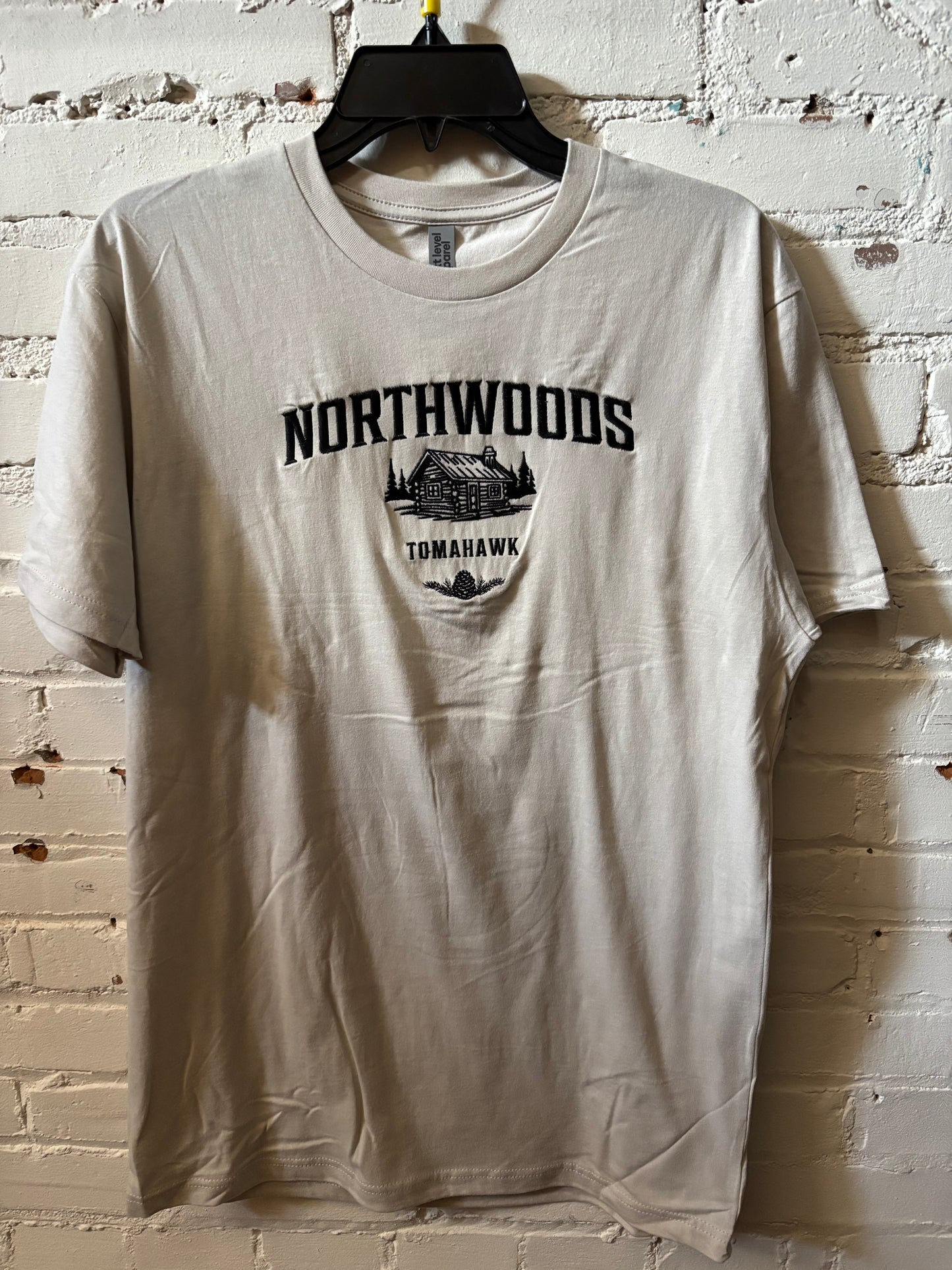 Embroidered Black Cabin T-Shirt