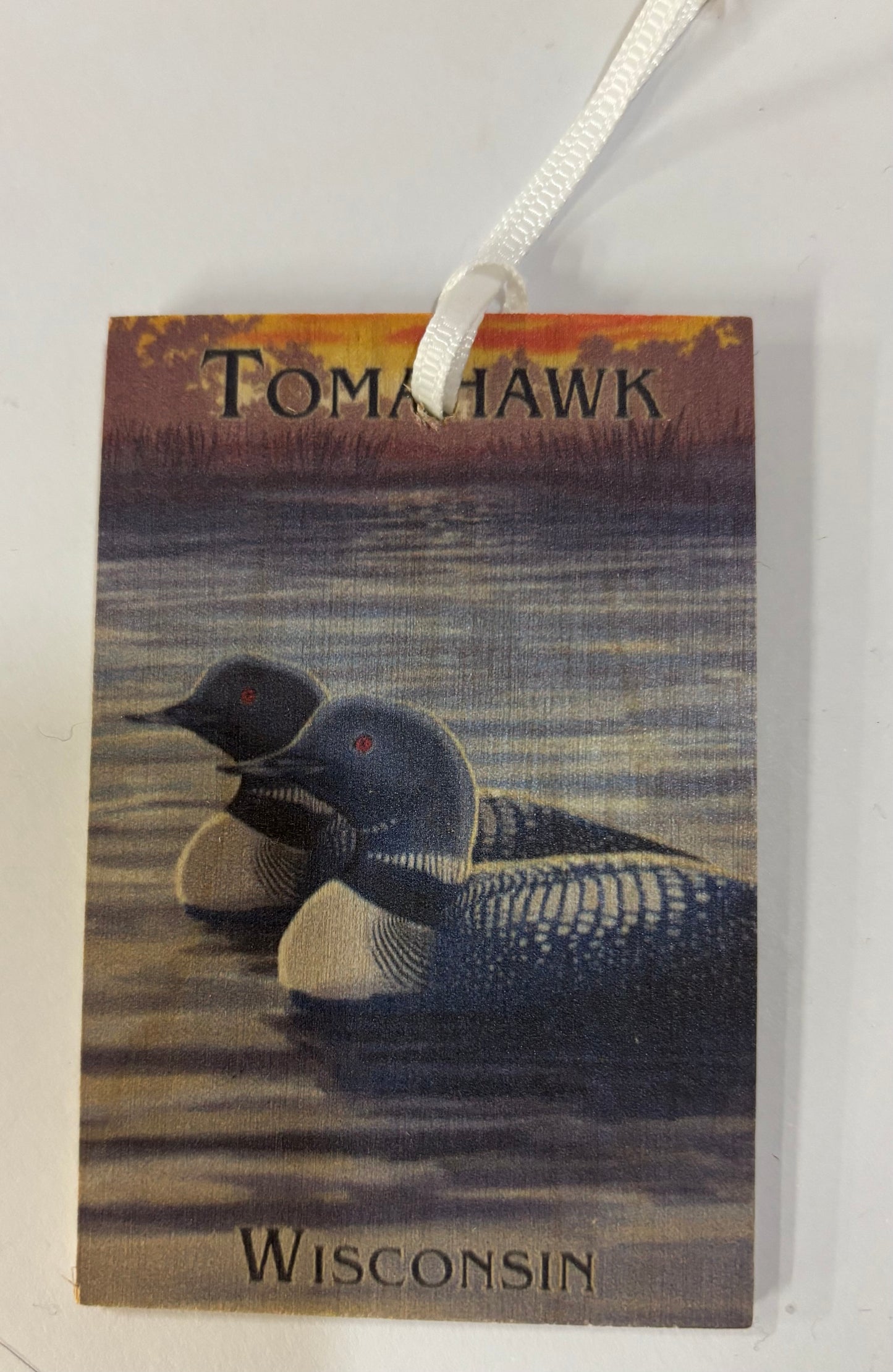 Tomahawk Loon Ornament