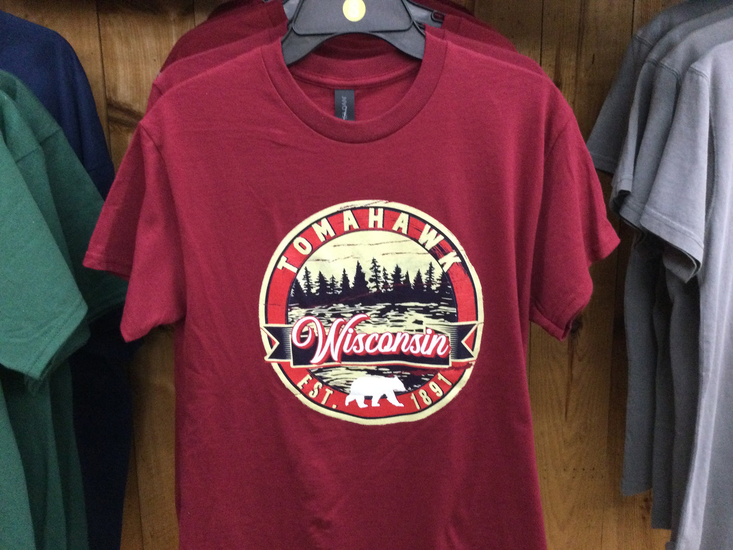 Tomahawk Wisconsin Est. 1891 T-Shirt