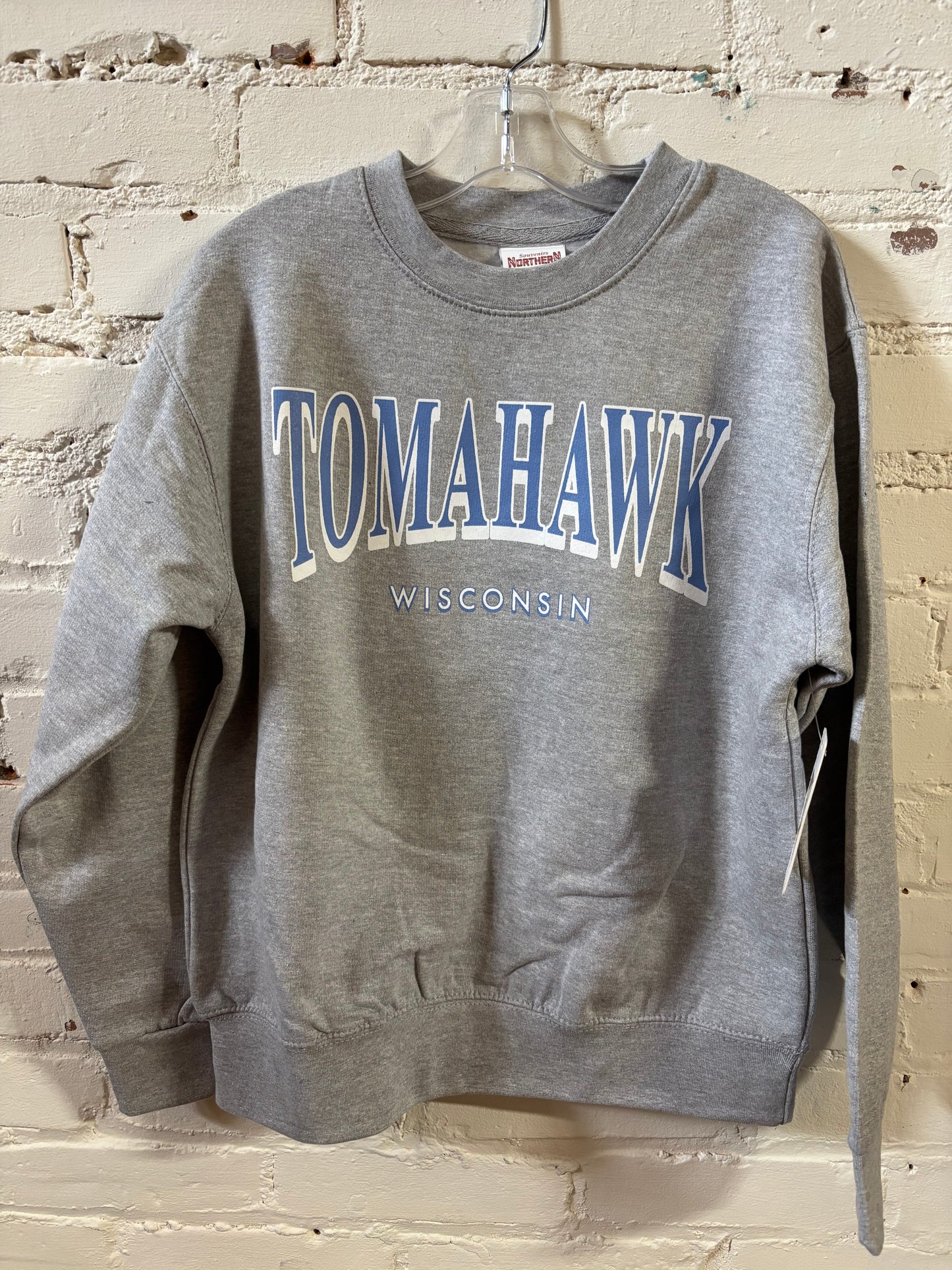 Youth Tomahawk Wisconsin Crewneck