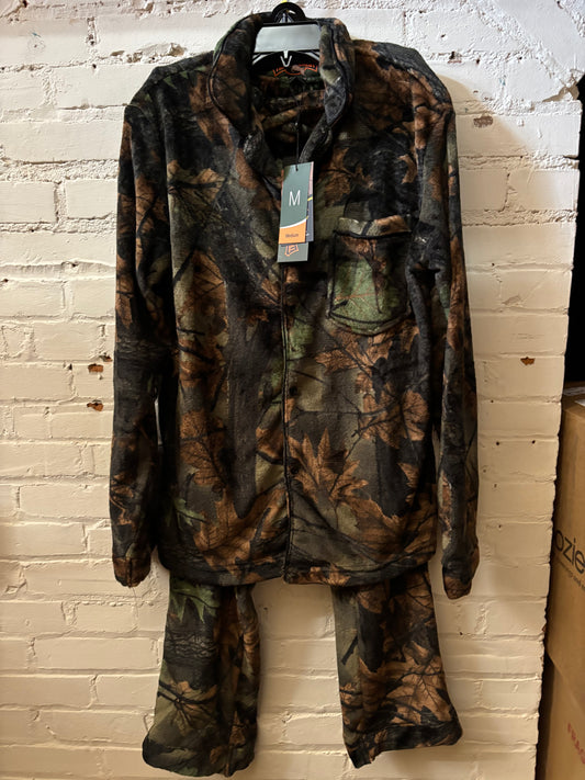 Fleece Camo Unisex Pajama Set