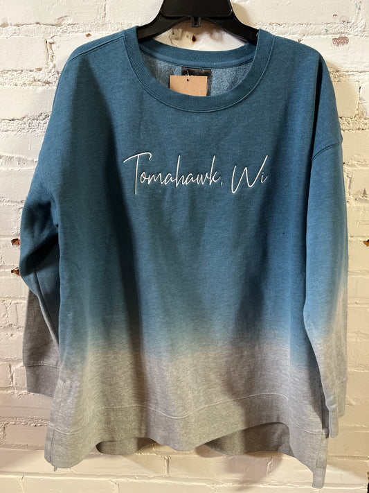 Tomahawk WI Ombre Tunic Crewneck
